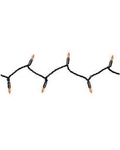 Spirit Halloween Orange String Lights