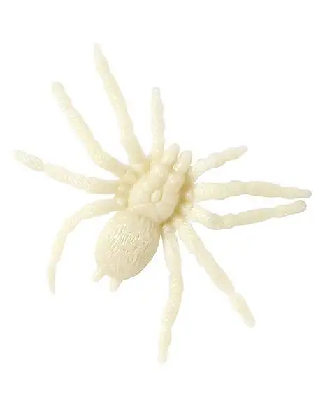 Spirit Halloween Glow In The Dark Spiders - 24 Pack 4 Spirit Halloween Glow In The Dark Spiders - 24 Pack - Image 2
