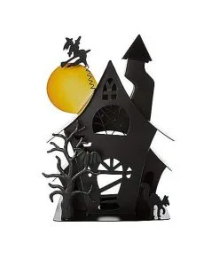 Spirit Halloween Haunted House Candle Holder