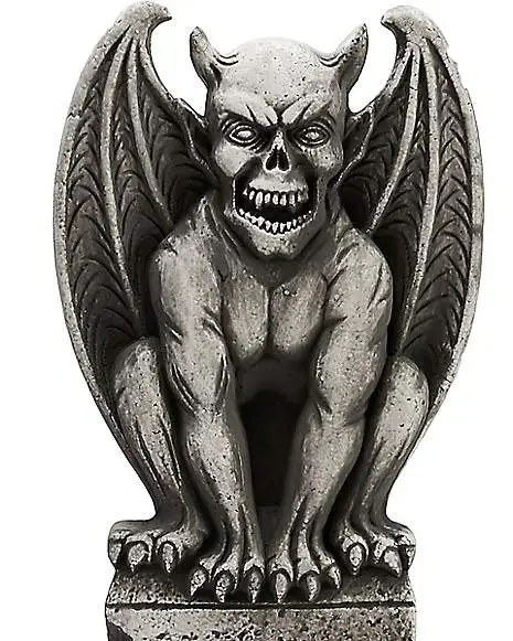 Spirit Halloween 3.5 Ft Gargoyle Tombstone 4 Spirit Halloween 3.5 Ft Gargoyle Tombstone - Image 2