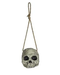 Spirit Halloween Decrepit Hanging Skull - Decorations