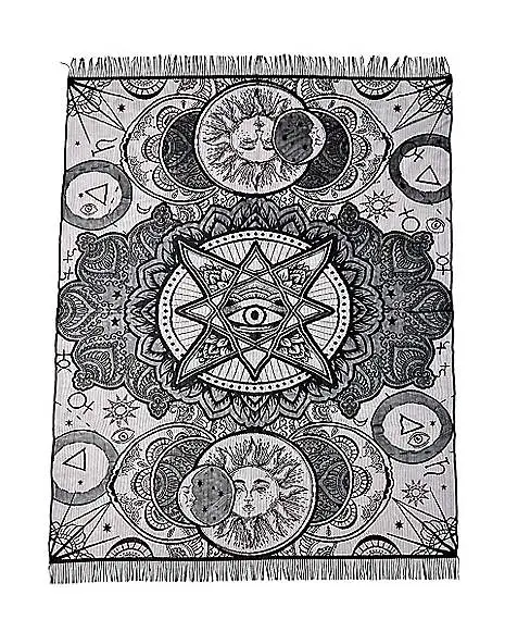 Spirit Halloween 7 Ft Tarot Celestial Tablecloth 3 Spirit Halloween 7 Ft Tarot Celestial Tablecloth