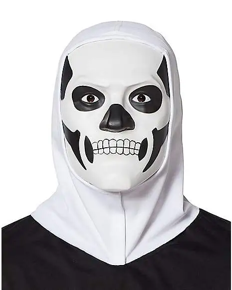 Spirit Halloween Hooded Skull Trooper Full Mask - Fortnite 3 Spirit Halloween Hooded Skull Trooper Full Mask - Fortnite