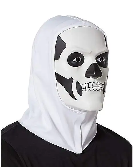 Spirit Halloween Hooded Skull Trooper Full Mask - Fortnite 4 Spirit Halloween Hooded Skull Trooper Full Mask - Fortnite - Image 2