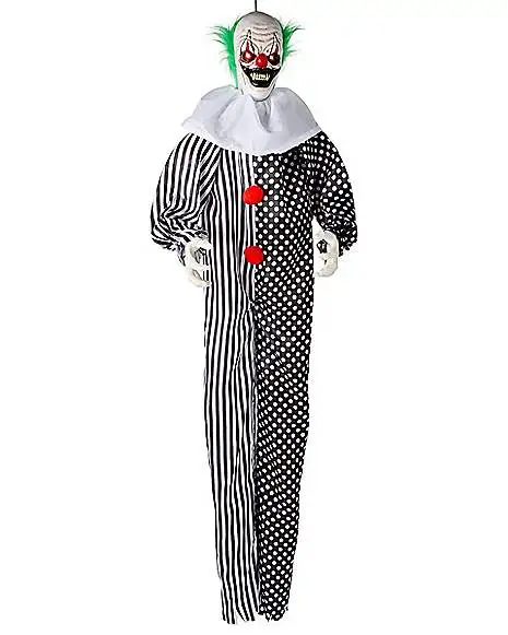 Spirit Halloween 6 Ft Animated Hanging Clown Decoration 3 Spirit Halloween 6 Ft Animated Hanging Clown Decoration