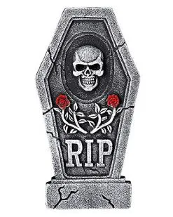 Spirit Halloween 16 Inch Rose Tombstone