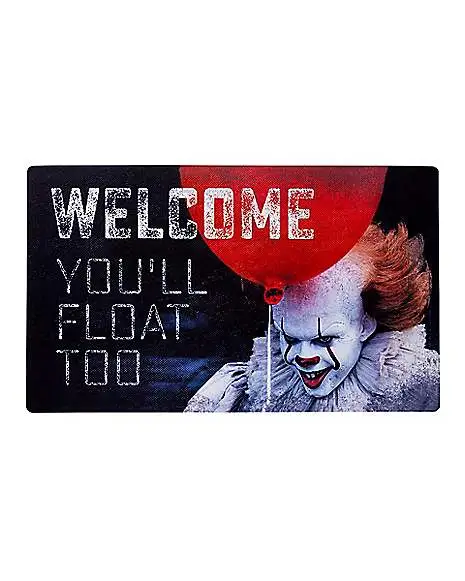 Spirit Halloween Pennywise Doormat - It 3 Spirit Halloween Pennywise Doormat - It