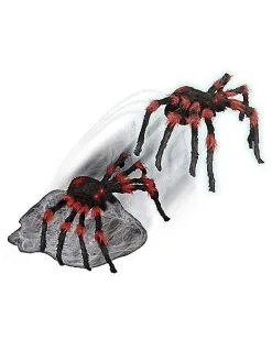 Spirit Halloween 21 Inch LED Black Jumping Spider Animatronic -Deals Shop By Theme Store 01463447 c