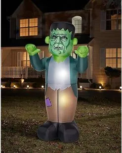 Spirit Halloween 8 Ft LED Frankenstein Inflatable Decoration