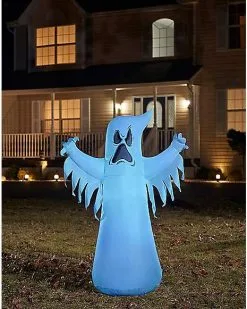 Spirit Halloween 4 Ft LED Ghost Inflatable Decoration