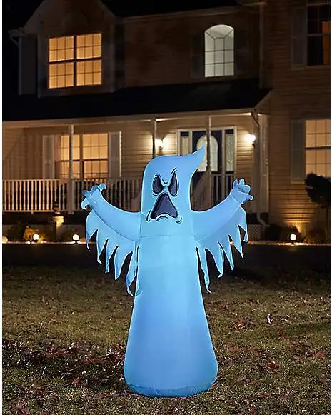 Spirit Halloween 4 Ft LED Ghost Inflatable Decoration 3 Spirit Halloween 4 Ft LED Ghost Inflatable Decoration