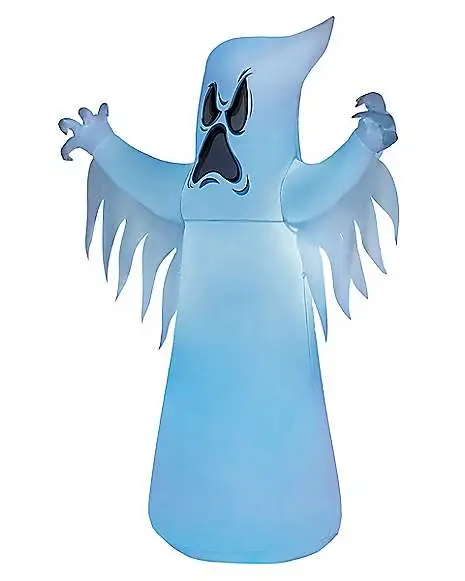 Spirit Halloween 4 Ft LED Ghost Inflatable Decoration 4 Spirit Halloween 4 Ft LED Ghost Inflatable Decoration - Image 2
