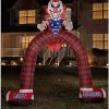 Spirit Halloween 12 Ft LED Scary Clown Archway Inflatable Decoration 2 Spirit Halloween 12 Ft LED Scary Clown Archway Inflatable Decoration -Deals Shop By Theme Store 01476605 a