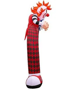 Spirit Halloween 12 Ft LED Scary Clown Archway Inflatable Decoration -Deals Shop By Theme Store 01476605 c