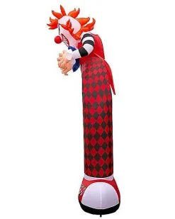 Spirit Halloween 12 Ft LED Scary Clown Archway Inflatable Decoration -Deals Shop By Theme Store 01476605 d