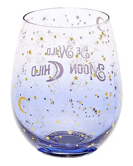 Spirit Halloween Be Wild Moon Child Stemless Glass - 22 Oz. 4 Spirit Halloween Be Wild Moon Child Stemless Glass - 22 Oz. - Image 2