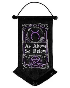 Spirit Halloween As Above So Below Scroll Sign