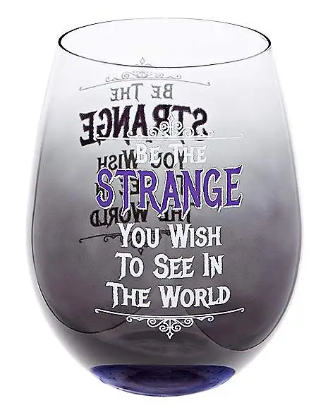 Spirit Halloween Be The Strange Stemless Glass - 22 Oz. 3 Spirit Halloween Be The Strange Stemless Glass - 22 Oz.