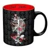 Spirit Halloween Dead Inside Floral Skeleton Coffee Mug 20 Oz. -Deals Shop By Theme Store 01502178 a