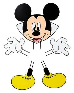 Spirit Halloween Mickey Mouse Pumpkin Push-In Decoration - Disney