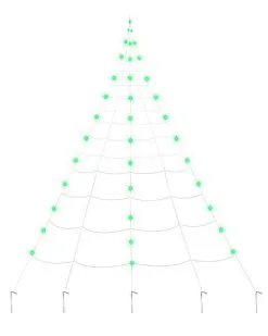 Spirit Halloween 10 Ft. Light Up Green Spider Web -Deals Shop By Theme Store 01523372 c