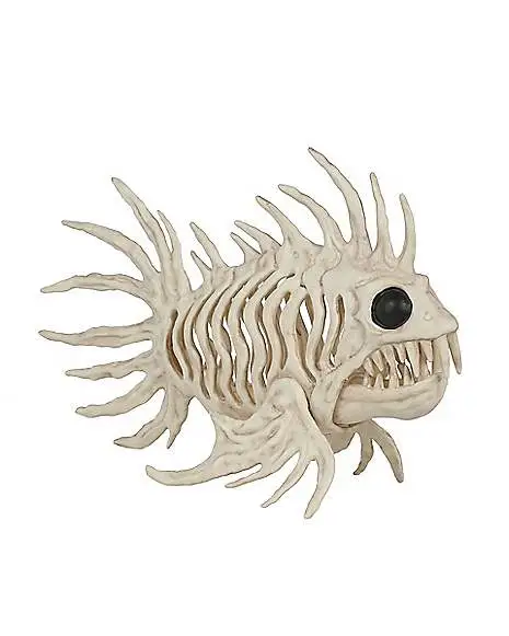 Spirit Halloween Fish Skeleton Figure 4 Spirit Halloween Fish Skeleton Figure - Image 2