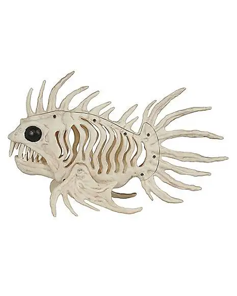 Spirit Halloween Fish Skeleton Figure 5 Spirit Halloween Fish Skeleton Figure - Image 3