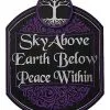 Spirit Halloween Sky Above Earth Below Peace Within Sign -Deals Shop By Theme Store 01540087 a