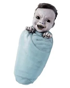 Spirit Halloween Swaddled Up Silas Zombie Baby