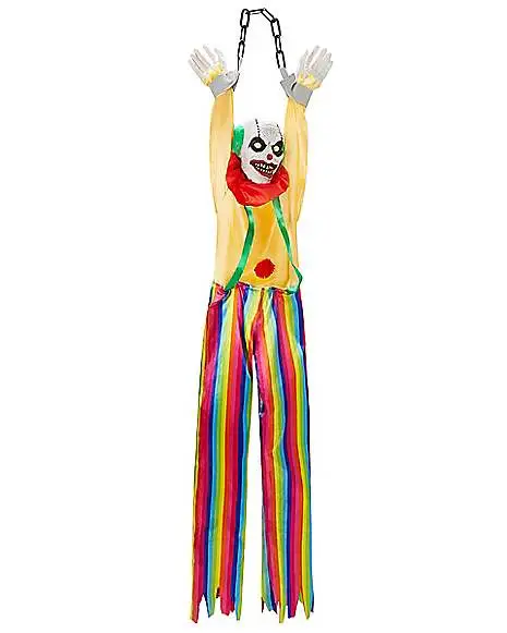 Spirit Halloween Hanging Kicker Clown Decoration 3 Spirit Halloween Hanging Kicker Clown Decoration