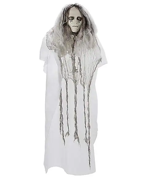 Spirit Halloween 3 Ft Hanging Creepy Floating Ghost Decoration 3 Spirit Halloween 3 Ft Hanging Creepy Floating Ghost Decoration