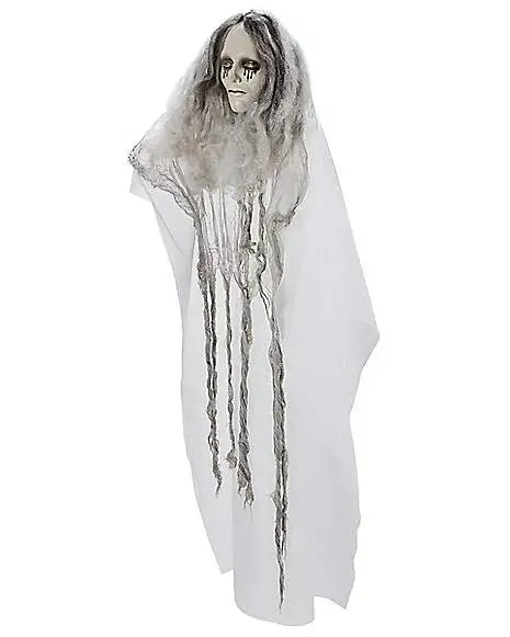 Spirit Halloween 3 Ft Hanging Creepy Floating Ghost Decoration 5 Spirit Halloween 3 Ft Hanging Creepy Floating Ghost Decoration - Image 3