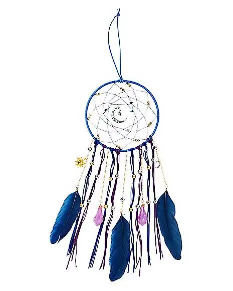 Spirit Halloween Blue And Purple Dream Catcher 3 Spirit Halloween Blue And Purple Dream Catcher