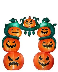Spirit Halloween 9 Ft Light-Up Jack-O'-Lantern Archway Inflatable Decoration -Deals Shop By Theme Store 01547413 c