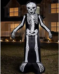 Spirit Halloween 8 Ft. Skeleton Inflatable - Decorations