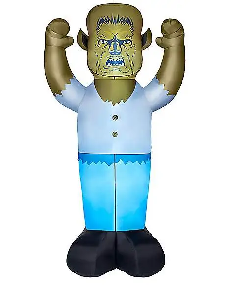 Spirit Halloween 8 Ft Light-Up Wolfman Inflatable Decoration 5 Spirit Halloween 8 Ft Light-Up Wolfman Inflatable Decoration - Image 3