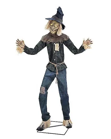 Spirit Halloween 6.6 Ft Strawman Animatronic 5 Spirit Halloween 6.6 Ft Strawman Animatronic - Image 3