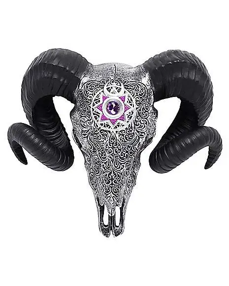 Spirit Halloween Mystical Arts Ram Head Sign 3 Spirit Halloween Mystical Arts Ram Head Sign