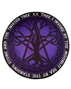 Spirit Halloween Round Mystical Arts Fleece Blanket