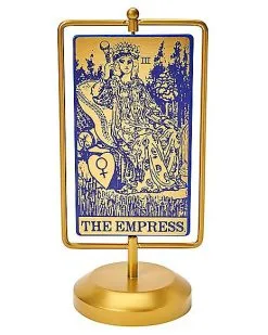 Spirit Halloween Spinning Tarot Card Tabletop Sign