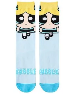 Spirit Halloween Bubbles Crew Socks - The Powerpuff Girls