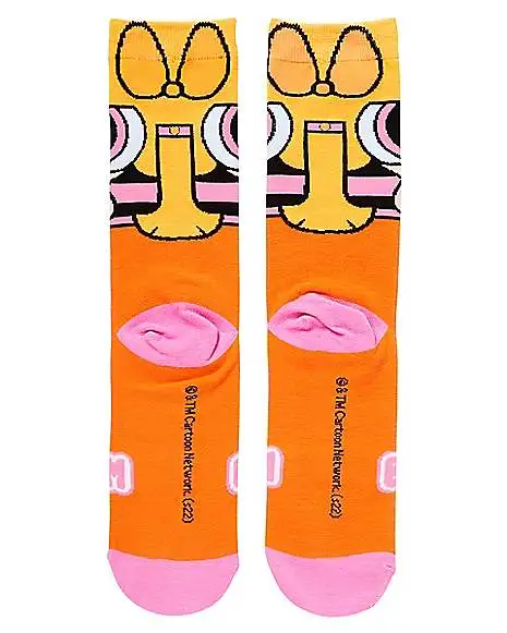 Spirit Halloween Blossom Crew Socks - The Powerpuff Girls 4 Spirit Halloween Blossom Crew Socks - The Powerpuff Girls - Image 2