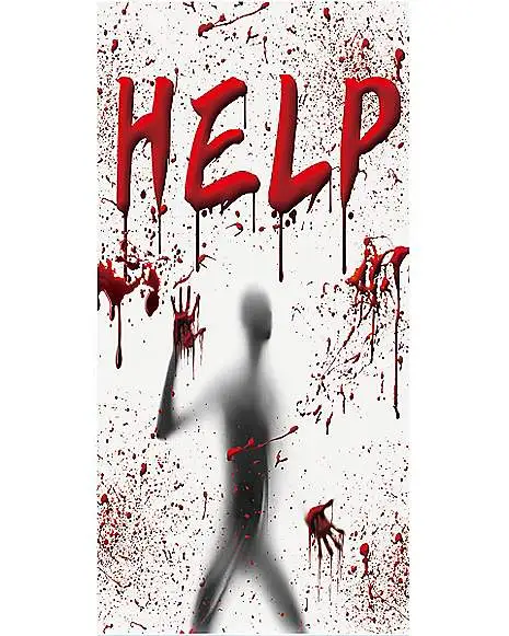 Spirit Halloween Bloody Window Decorations - 2 Pack 4 Spirit Halloween Bloody Window Decorations - 2 Pack - Image 2