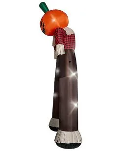Spirit Halloween 12 Ft Light-Up Pumpkin Scarecrow Inflatable Archway -Deals Shop By Theme Store 01602218 d