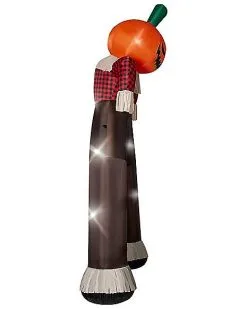 Spirit Halloween 12 Ft Light-Up Pumpkin Scarecrow Inflatable Archway -Deals Shop By Theme Store 01602218 e