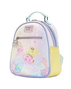 Spirit Halloween Loungefly Pastel Jellyfish Mini Backpack - SpongeBob SquarePants -Deals Shop By Theme Store 03915261 b