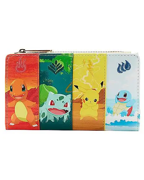 Spirit Halloween Loungefly Elements Pokemon Bifold Wallet 3 Spirit Halloween Loungefly Elements Pokemon Bifold Wallet