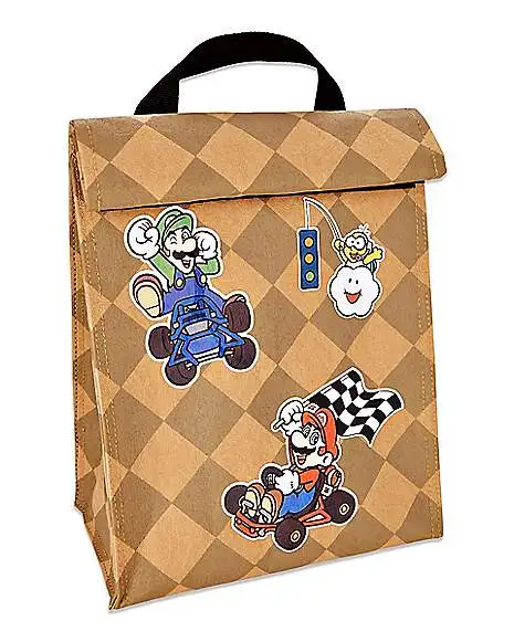 Spirit Halloween Rolltop Mario Kart Lunch Box - Nintendo 3 Spirit Halloween Rolltop Mario Kart Lunch Box - Nintendo