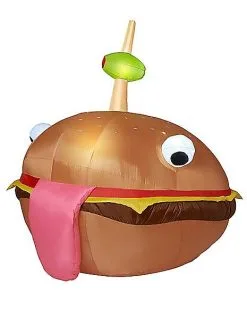 Spirit Halloween 8 Ft. Durrr Burger Inflatable Decoration - Fortnite